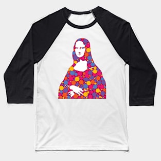 Mona Lisa | Pop Art Baseball T-Shirt